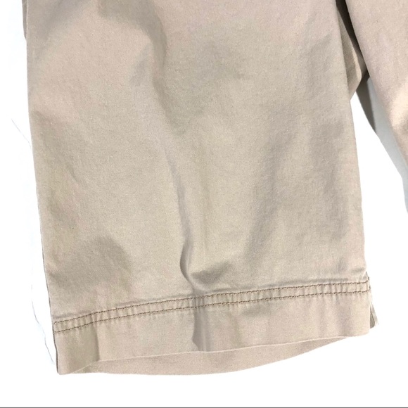 Caslon Beige Mid Rise Stretch Bermuda Shorts - Picture 4 of 8